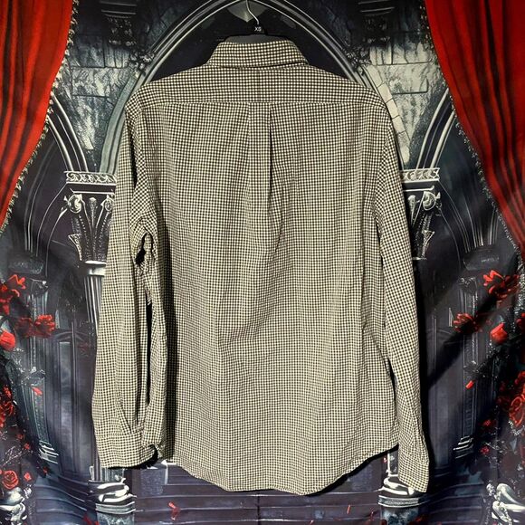 Polo Ralph Lauren Button-Down Shirt Mens L Brown Gingham Classic Preppy Business - Picture 4 of 7